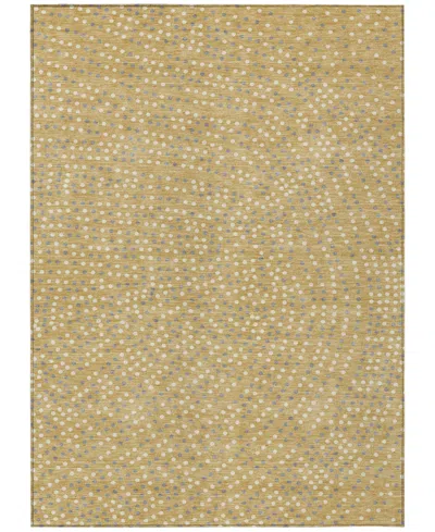 Addison Chantille Machine Washable Acn1021 2'6''x3'10'' Area Rug In Gold