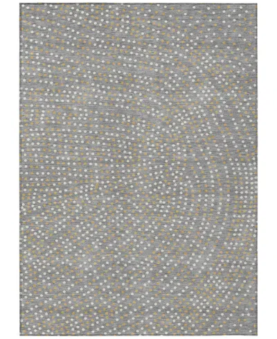 Addison Chantille Machine Washable Acn1021 9'x12' Area Rug In Gray