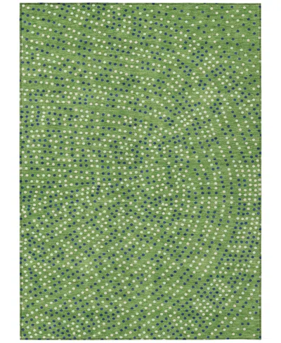 Addison Chantille Machine Washable Acn1021 9'x12' Area Rug In Green