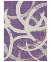 Addison Chantille Machine Washable Acn1022 10'x14' Area Rug In Purple