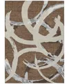 Addison Chantille Machine Washable Acn1022 5'x7'6 Area Rug In Brown