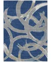 Addison Chantille Machine Washable Acn1022 5'x7'6 Area Rug In Navy