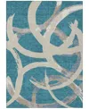 Addison Chantille Machine Washable Acn1022 9'x12' Area Rug In Teal