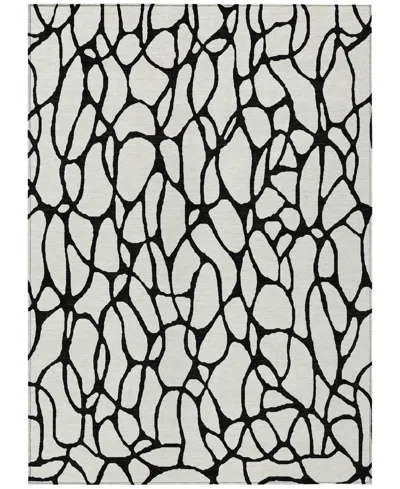 Addison Chantille Machine Washable Acn1023 5'x7'6 Area Rug In Ivory