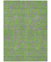 Addison Chantille Machine Washable Acn1023 3'x5' Area Rug In Lime