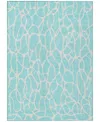 Addison Chantille Machine Washable Acn1024 10'x14' Area Rug In Aqua