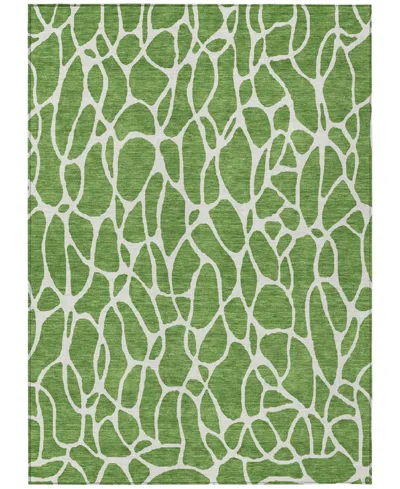 Addison Chantille Machine Washable Acn1024 5'x7'6 Area Rug In Green