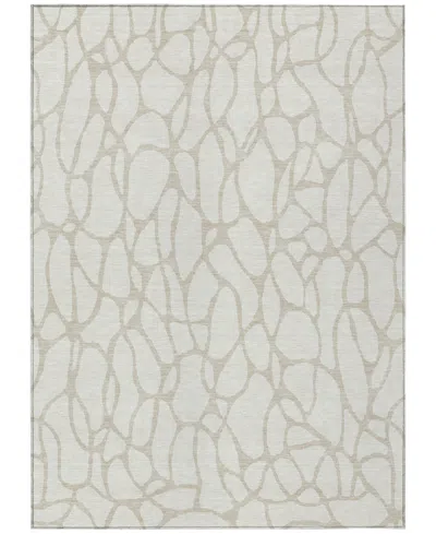 Addison Chantille Machine Washable Acn1024 5'x7'6 Area Rug In Ivory