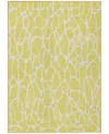 Addison Chantille Machine Washable Acn1024 5'x7'6 Area Rug In Yellow