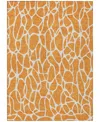 Addison Chantille Machine Washable Acn1024 9'x12' Area Rug In Orange