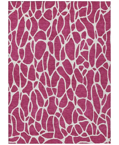 Addison Chantille Machine Washable Acn1024 9'x12' Area Rug In Rose