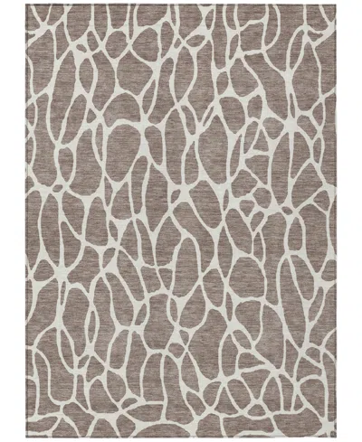 Addison Chantille Machine Washable Acn1024 9'x12' Area Rug In Taupe