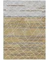 Addison Chantille Machine Washable Acn1025 10'x14' Area Rug In Gold