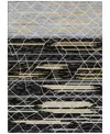 Addison Chantille Machine Washable Acn1025 3'x5' Area Rug In Black