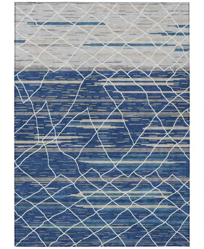 Addison Chantille Machine Washable Acn1025 3'x5' Area Rug In Navy