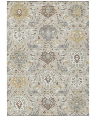 Addison Chantille Machine Washable Acn1026 3'x5' Area Rug In Beige
