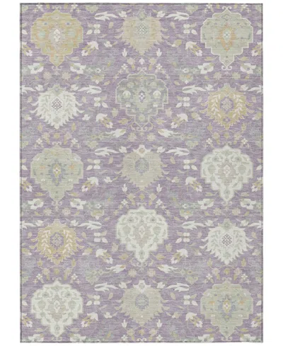 Addison Chantille Machine Washable Acn1026 3'x5' Area Rug In Lavender
