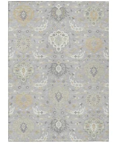 Addison Chantille Machine Washable Acn1026 5'x7'6 Area Rug In Gray