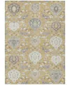 Addison Chantille Machine Washable Acn1026 9'x12' Area Rug In Gold