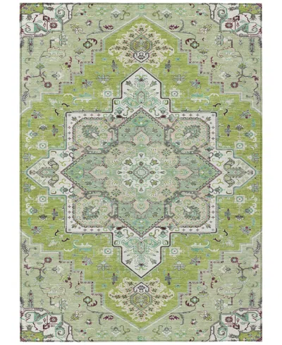 Addison Chantille Machine Washable Acn1036 3'x5' Area Rug In Green