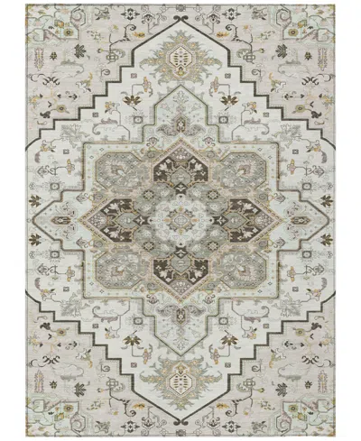 Addison Chantille Machine Washable Acn1036 5'x7'6" Area Rug In Ivory