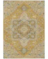 Addison Chantille Machine Washable Acn1036 8'x10' Area Rug In Gold
