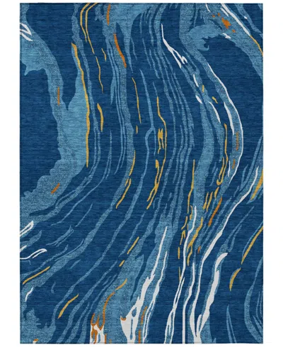 Addison Chantille Machine Washable Acn1037 10'x14' Area Rug In Navy