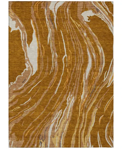 Addison Chantille Machine Washable Acn1037 10'x14' Area Rug In Paprika