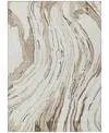 Addison Chantille Machine Washable Acn1037 9'x12' Area Rug In Ivory