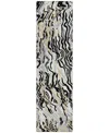 Addison Chantille Machine Washable Acn1038 2'3"x7'6" Runner Area Rug In Black