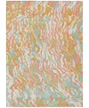 Addison Chantille Machine Washable Acn1038 2'6"x3'10" Area Rug In Coral