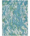 Addison Chantille Machine Washable Acn1038 2'6"x3'10" Area Rug In Teal