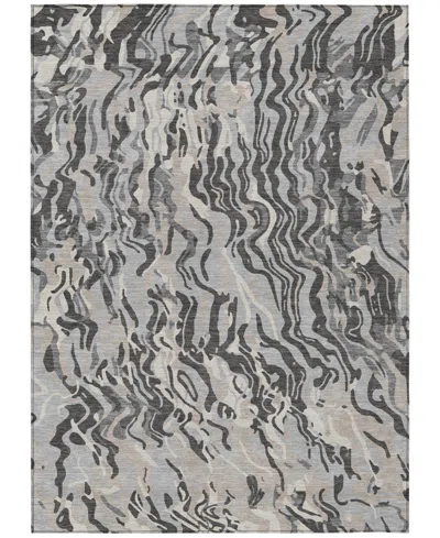 Addison Chantille Machine Washable Acn1038 3'x5' Area Rug In Gray