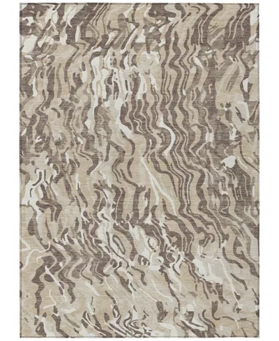 Addison Chantille Machine Washable Acn1038 5'x7'6" Area Rug In Beige