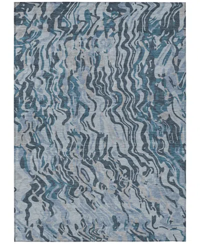 Addison Chantille Machine Washable Acn1038 5'x7'6" Area Rug In Mist