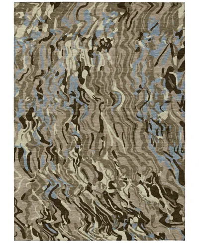 Addison Chantille Machine Washable Acn1038 9'x12' Area Rug In Taupe