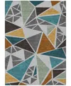 Addison Chantille Machine Washable Acn1039 3'x5' Area Rug In Gray