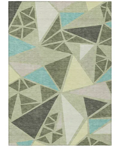Addison Chantille Machine Washable Acn1039 9'x12' Area Rug In Grass