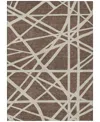 Addison Chantille Machine Washable Acn1040 2'6"x3'10" Area Rug In Brown