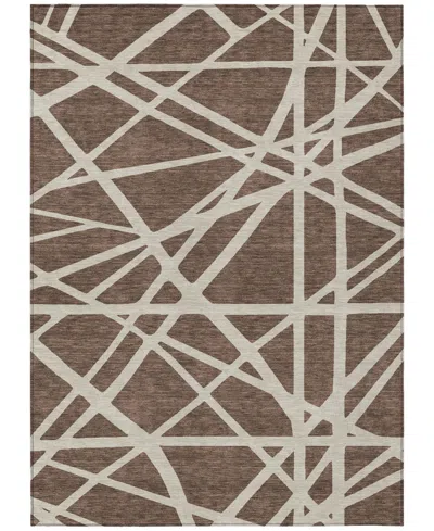 Addison Chantille Machine Washable Acn1040 2'6"x3'10" Area Rug In Brown