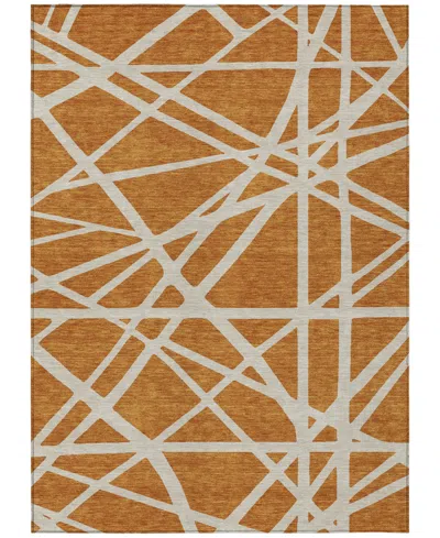 Addison Chantille Machine Washable Acn1040 2'6"x3'10" Area Rug In Copper
