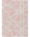 Addison Chantille Machine Washable Acn1040 2'6"x3'10" Area Rug In Pink