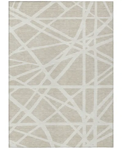Addison Chantille Machine Washable Acn1040 3'x5' Area Rug In Beige