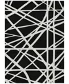 Addison Chantille Machine Washable Acn1040 3'x5' Area Rug In Black