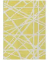 Addison Chantille Machine Washable Acn1040 3'x5' Area Rug In Yellow