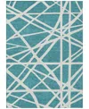 Addison Chantille Machine Washable Acn1040 5'x7'6" Area Rug In Teal