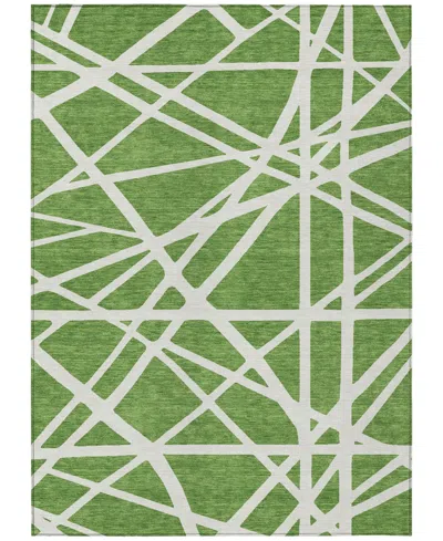 Addison Chantille Machine Washable Acn1040 8'x10' Area Rug In Green