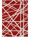 Addison Chantille Machine Washable Acn1040 9'x12' Area Rug In Red