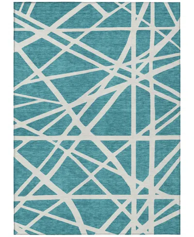 Addison Chantille Machine Washable Acn1040 9'x12' Area Rug In Teal