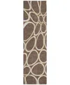 Addison Chantille Machine Washable Acn1041 2'3"x7'6" Runner Area Rug In Brown